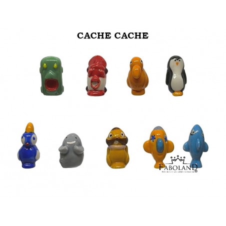 Cache cache miniatures série complète de fèves neuves