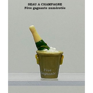 FÈVE GAGNANTE Numérotée "La Bouteille de Cidre" "Le Seau à Champagne"