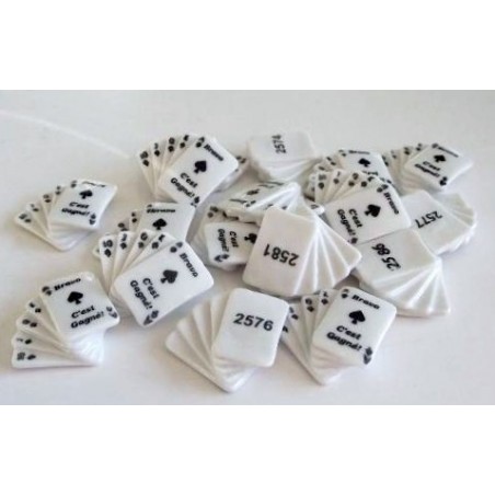 Winning fève numbered "the royal flush quinte"