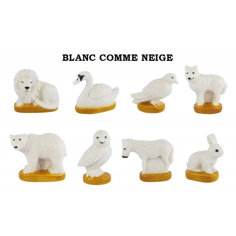 SERIE COMPLETE DE FEVES BLANC COMME NEIGE