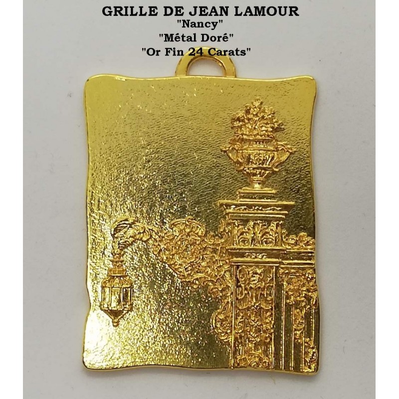 GRILLE DE JEAN LAMOUR doré