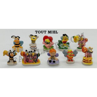 Galette des rois ANIMAUX EMBOUTS CRAYONS AN865-10 Sujets Porcelaine pour Epiphanie