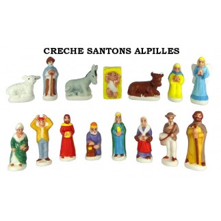 Nativity scene's Alpilles santons