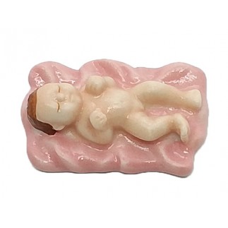 Annonce orginale pour l'arrivée d'un bébé - C'est une fille - couffin rose - V2