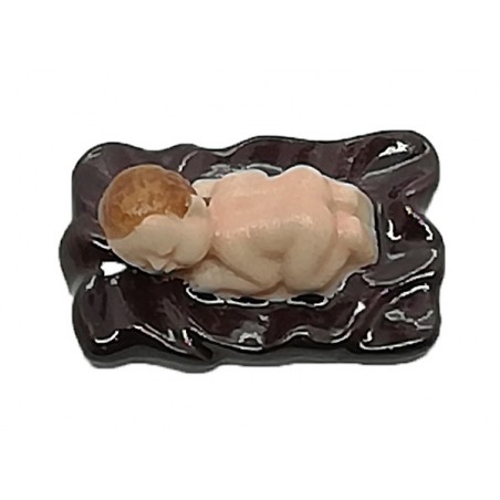 Annonce orginale de l'arrivée d'un bébé - C'est une fille - couffin marron