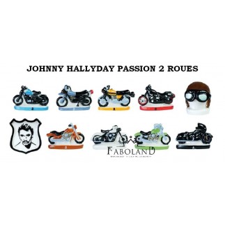 JOHNNY HALLYDAY pasión vehiculos de dos ruedas