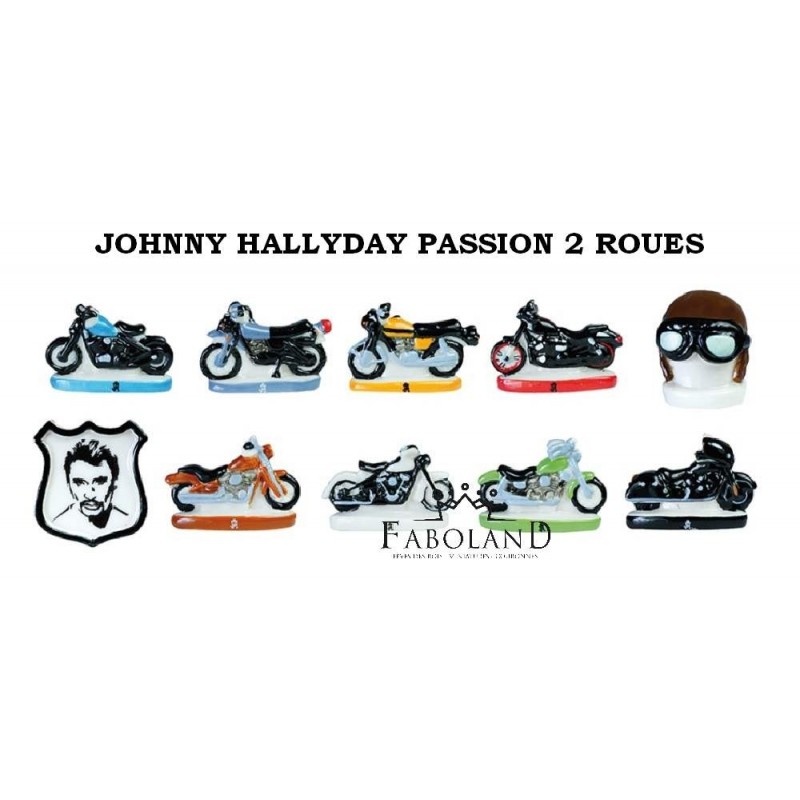 JOHNNY HALLYDAY passion 2 roues