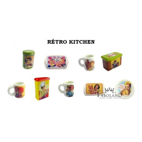 Rétro kitchen - box of 100