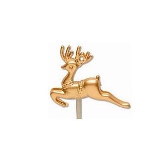 Gold stylized stag