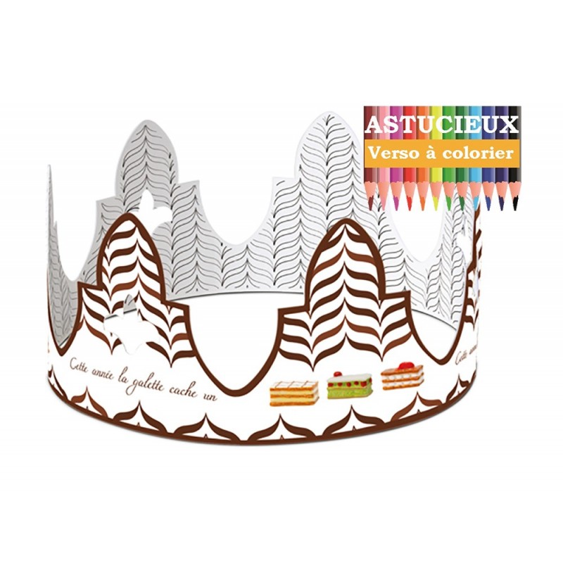 Millefeuille crown
