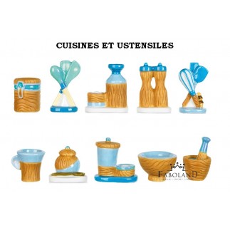 Kitchen and ustensils - box of 100