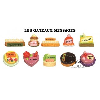 The messages cakes - box of 100
