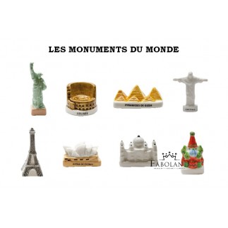 Les monuments du monde - Boîte de 100 pièces