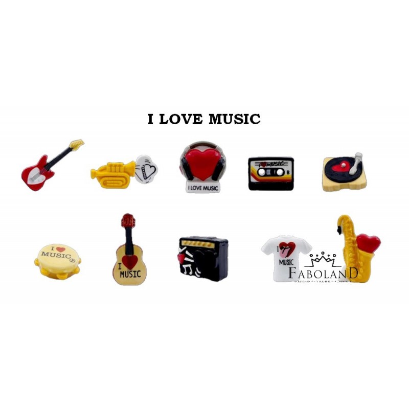 I love music - Boîte de 100 pièces