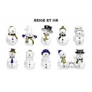 Neige et or - feve FABOLAND