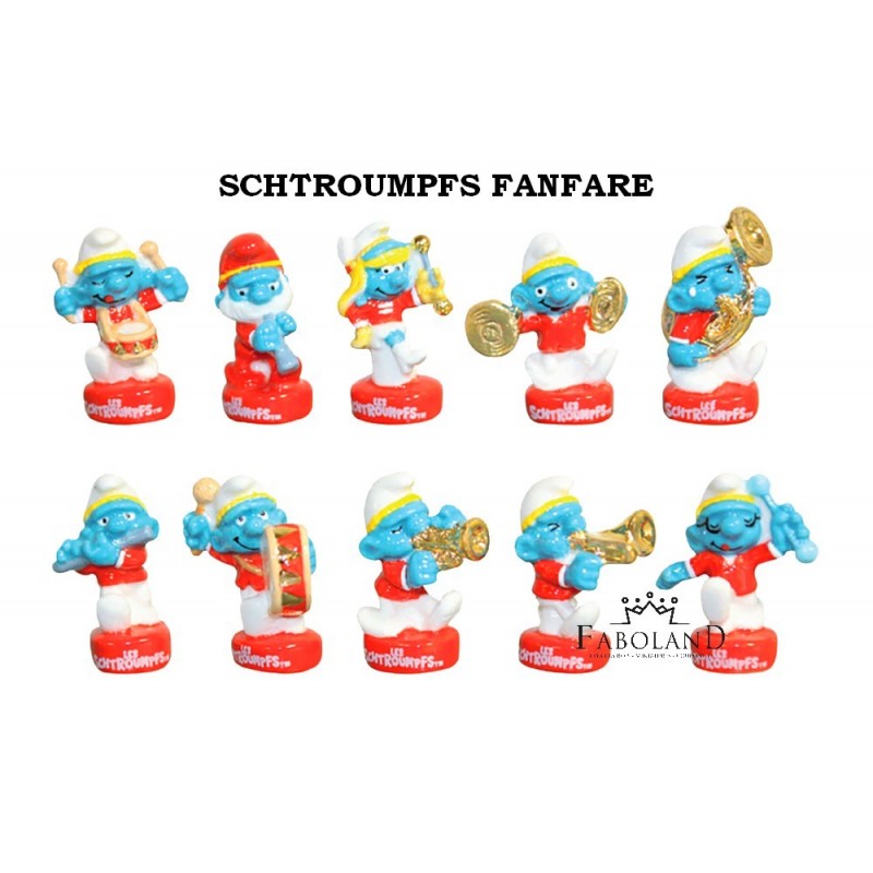 Schtroumpfs fanfare - Boîte de 100 pièces