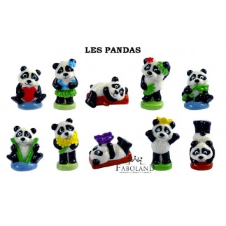 Les pandas - feve - FABOLAND