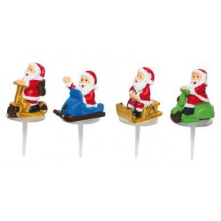 Box of 48 "santa claus scooter and sledge"
