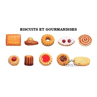 Biscuits et gourmandises - Boîte de 100 pièces
