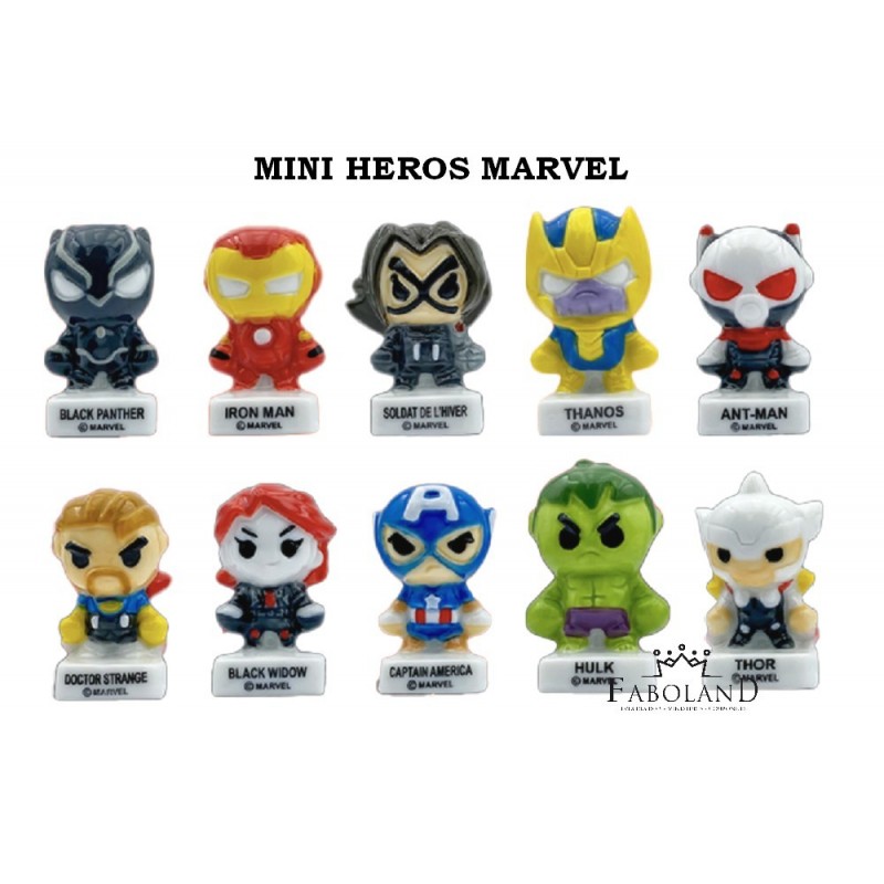Mini heroes Marvel - box of 100