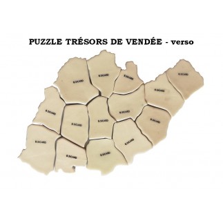 Puzzle trésors de VENDÉE - feve - FABOLAND