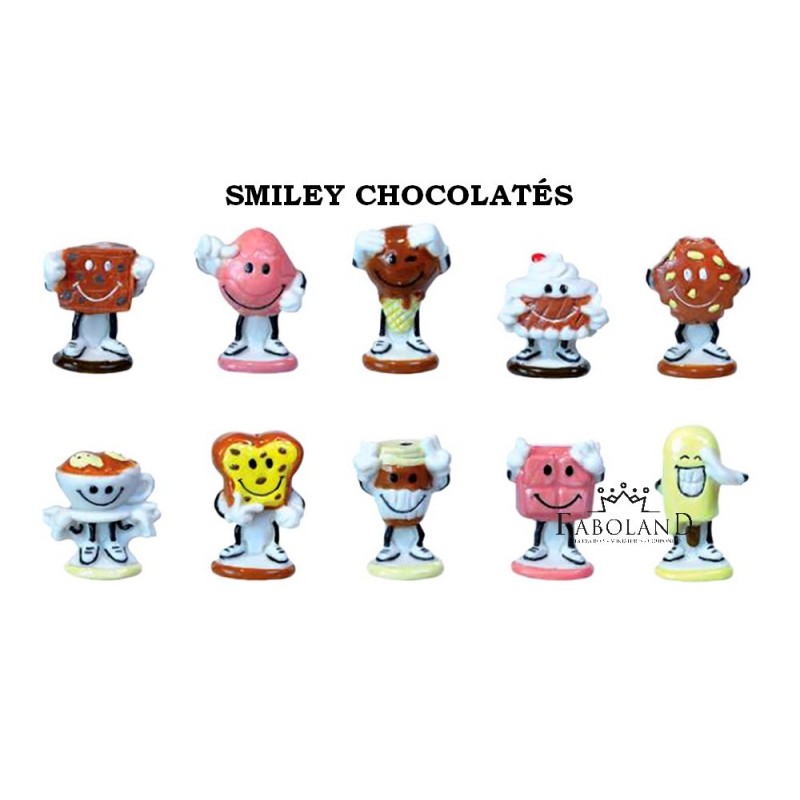 SMILEY chocolatés - Boîte de 100 pièces