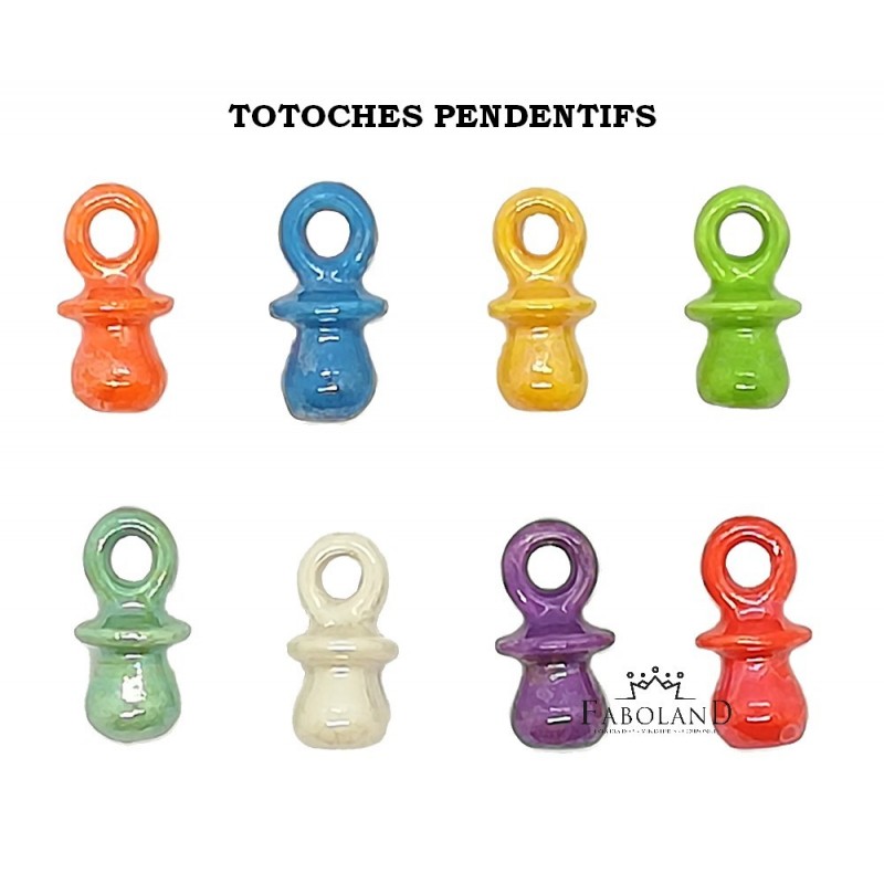 Totoches pendentifs - feve FABOLAND