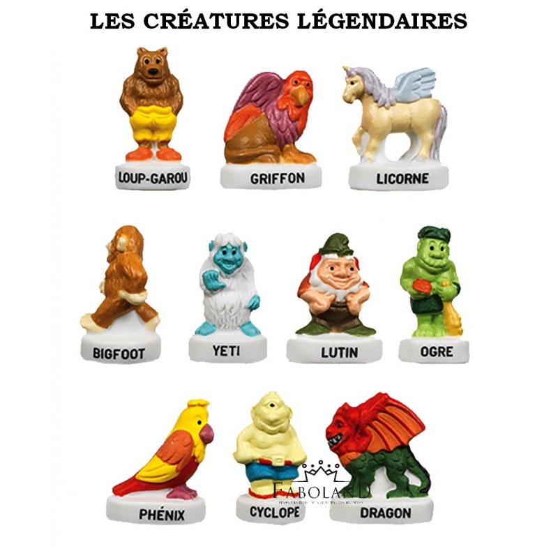 Les créatures légendaires - Boîte de 100 pièces