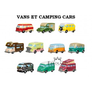 Vans et camping cars - Boîte de 100 pièces