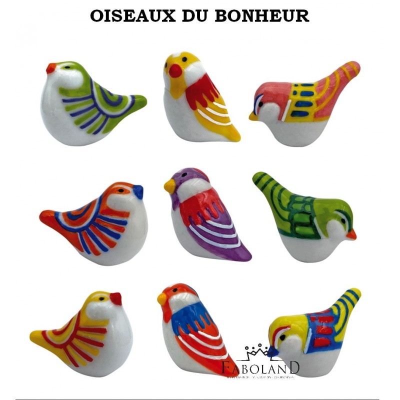 Oiseaux du bonheur - feve epiphanie FABOLAND Oiseaux du bonheur - feve epiphanie FABOLAND