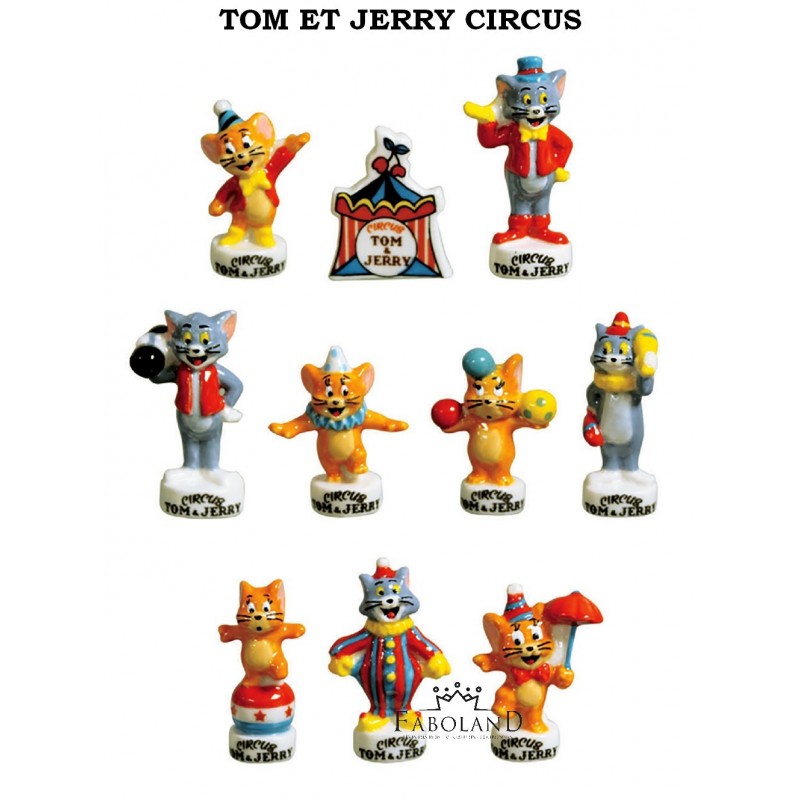TOM et JERRY circus - feve epiphanie FABOLAND