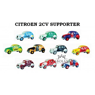 CITROEN 2CV supporter - Boîte de 100 pièces