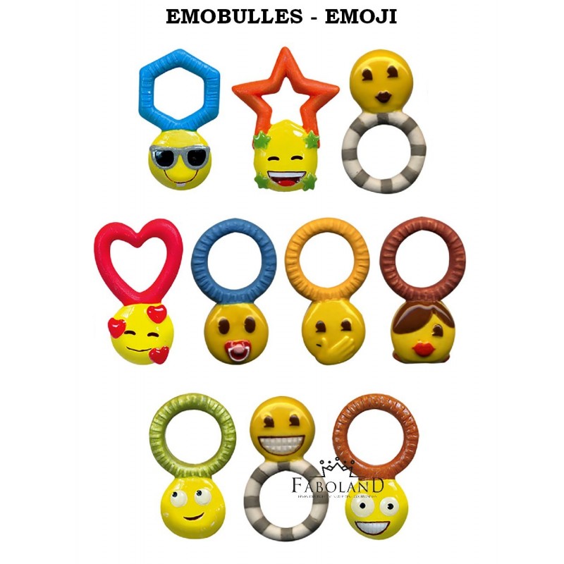 Emobulles - emoji - feve epiphanie FABOLAND