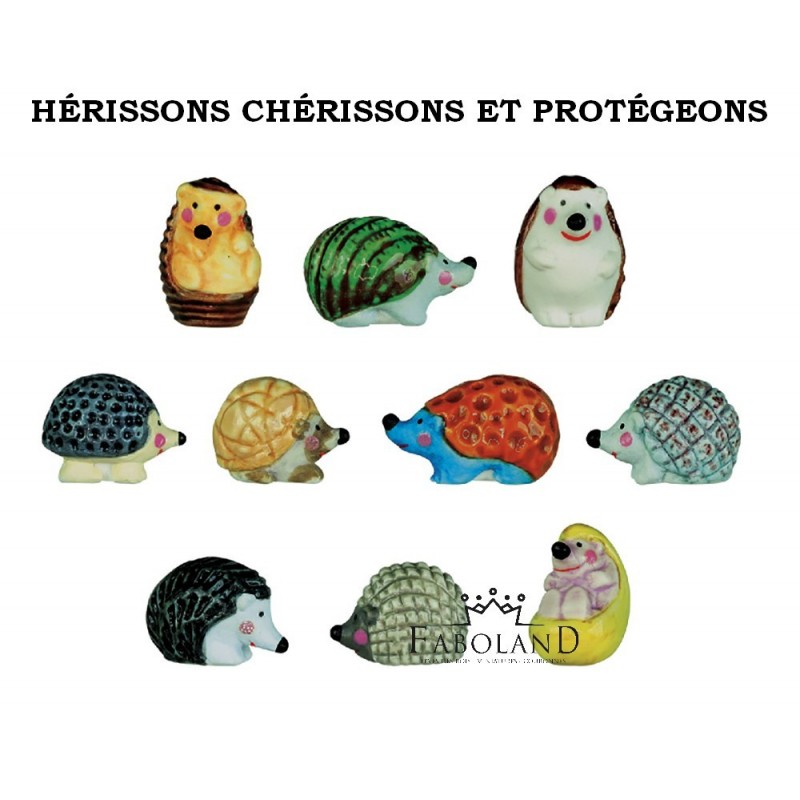 Hérissons chérissons et protégeons - feve epiphanie FABOLAND