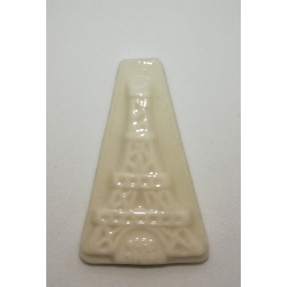 The Eiffel tower "white enamel biscuit"