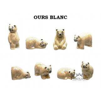 Polar bears - gold filet