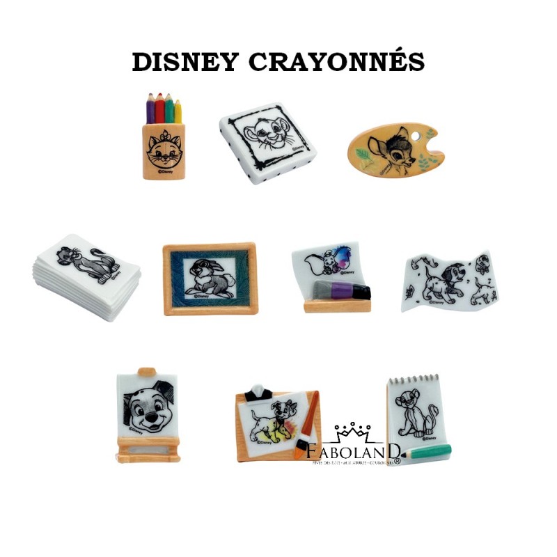 fèves Disney crayonnés