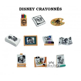 Disney dibujos - caja de 100 piezas