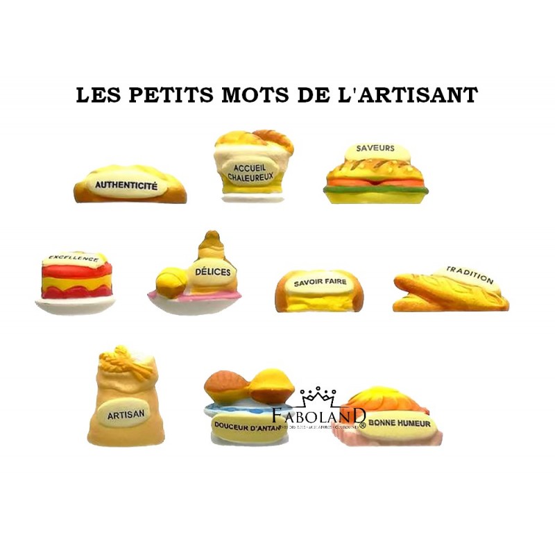 Les petits mots de l'artisan - feve - FABOLAND