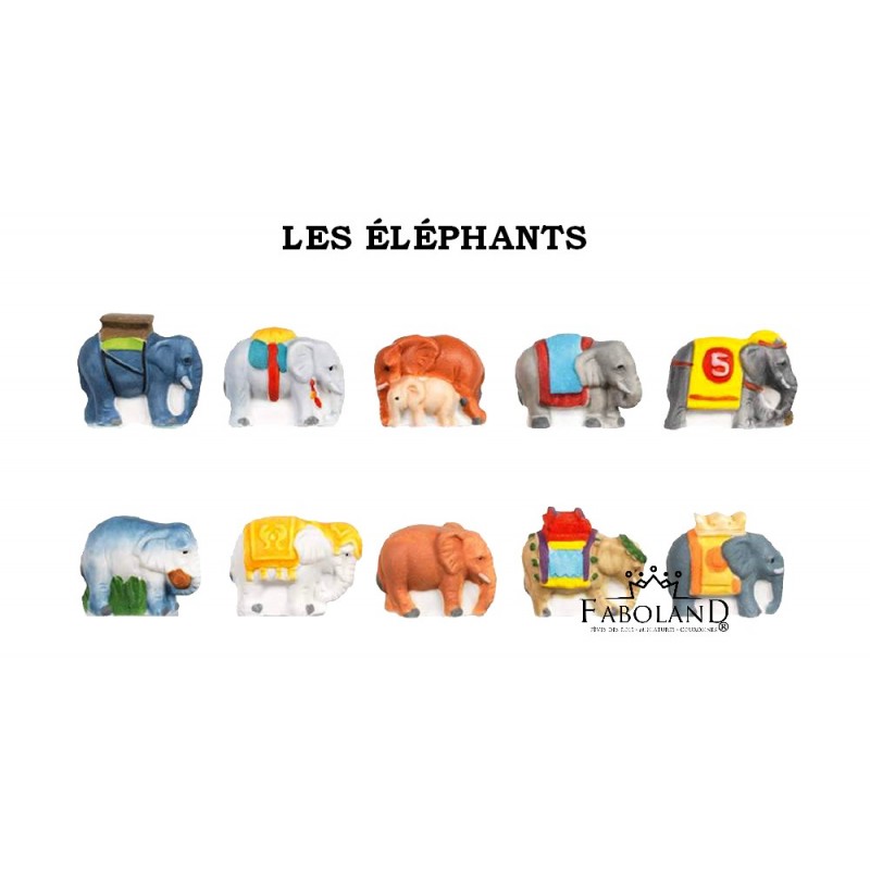 les éléphants - fève - FABOLAND