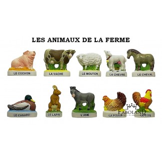 Los animales de la granja - caja de 100 piezas