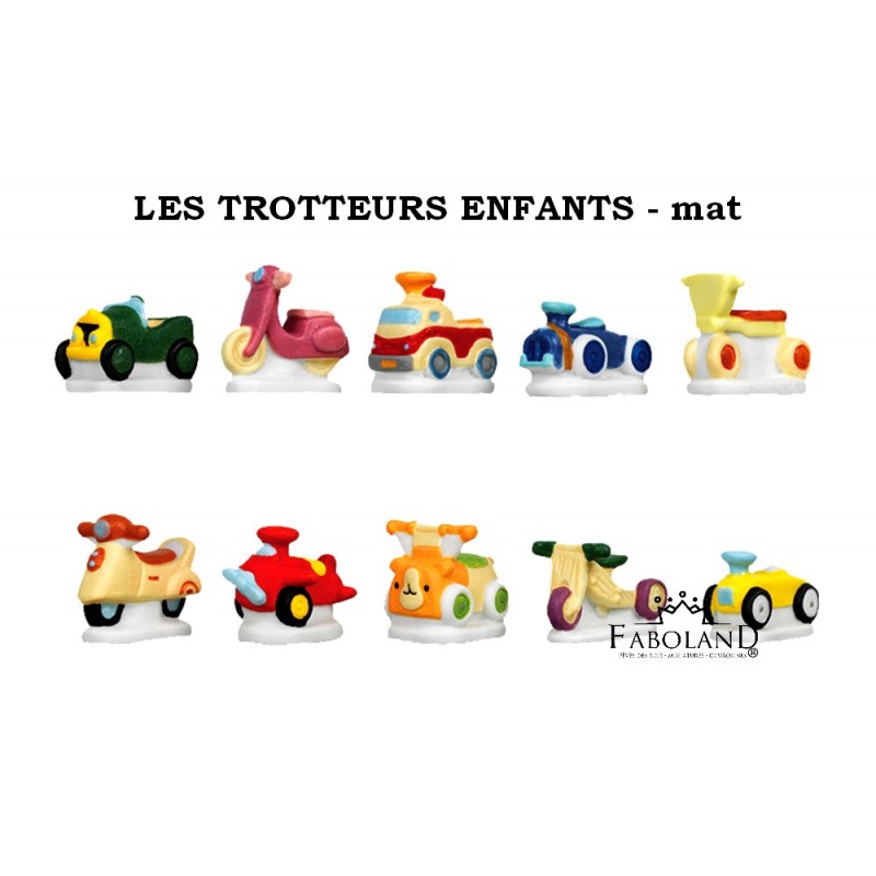 Les trotteurs enfants - Boîte de 100 pièces