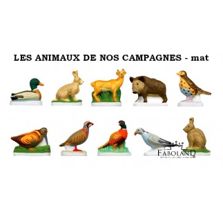 Les animaux de nos campagnes - fève épiphanie FABOLAND