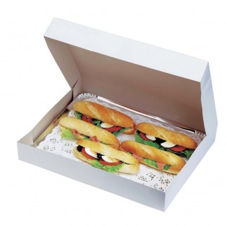 Pack of 25 boxes for catering trays 28x19cm