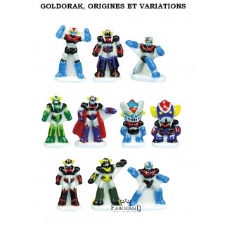 GOLDORAK origins and variations - box of 100