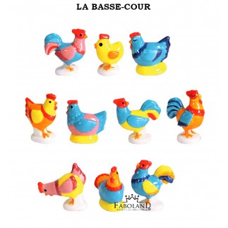 La basse cour - feve epiphanie FABOLAND