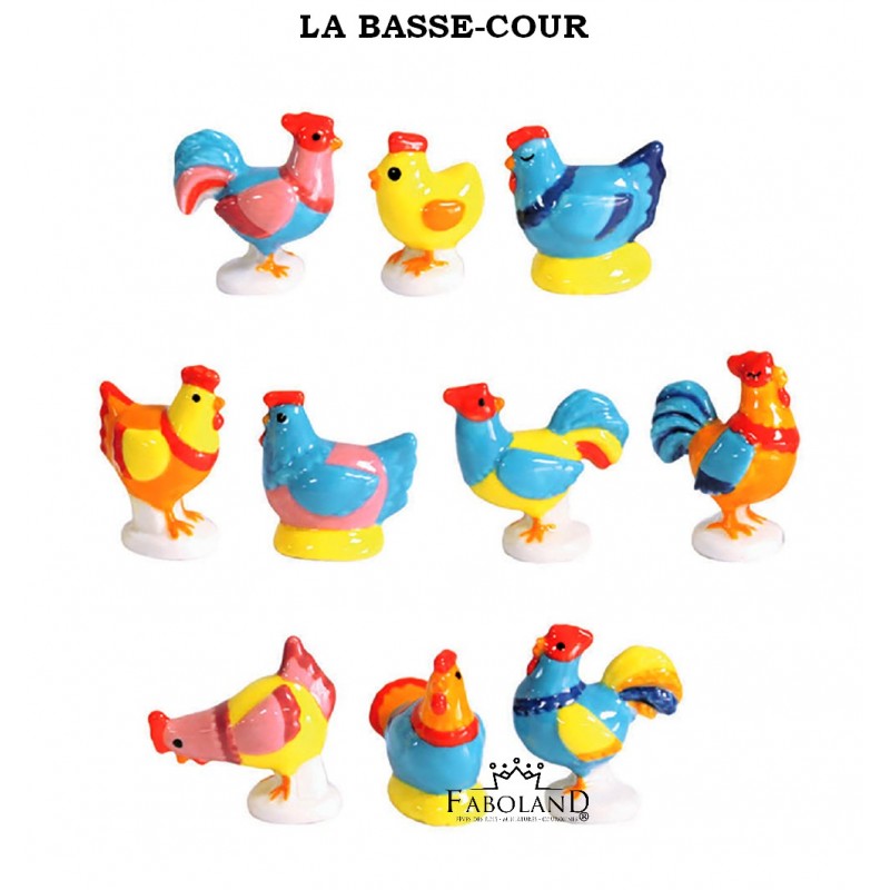 La basse cour - feve epiphanie FABOLAND