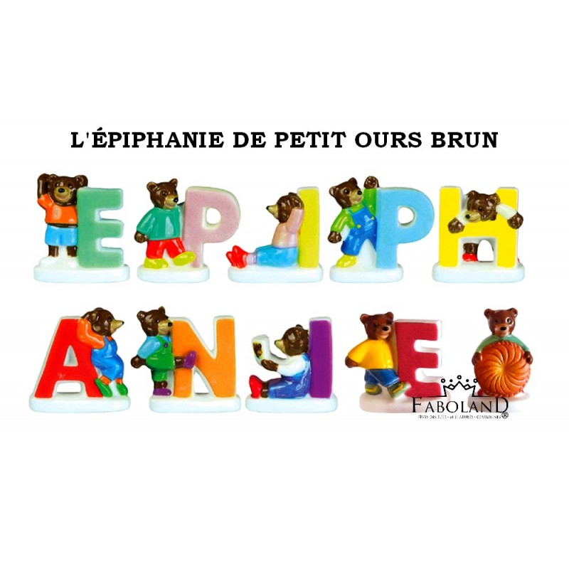 L'épiphanie de Petit Ours Brun - boite de 100 fèves