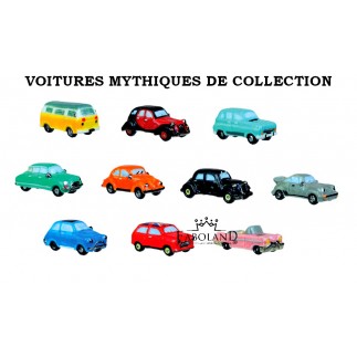 Voitures mythiques de collection - feve epiphanie FABOLAND