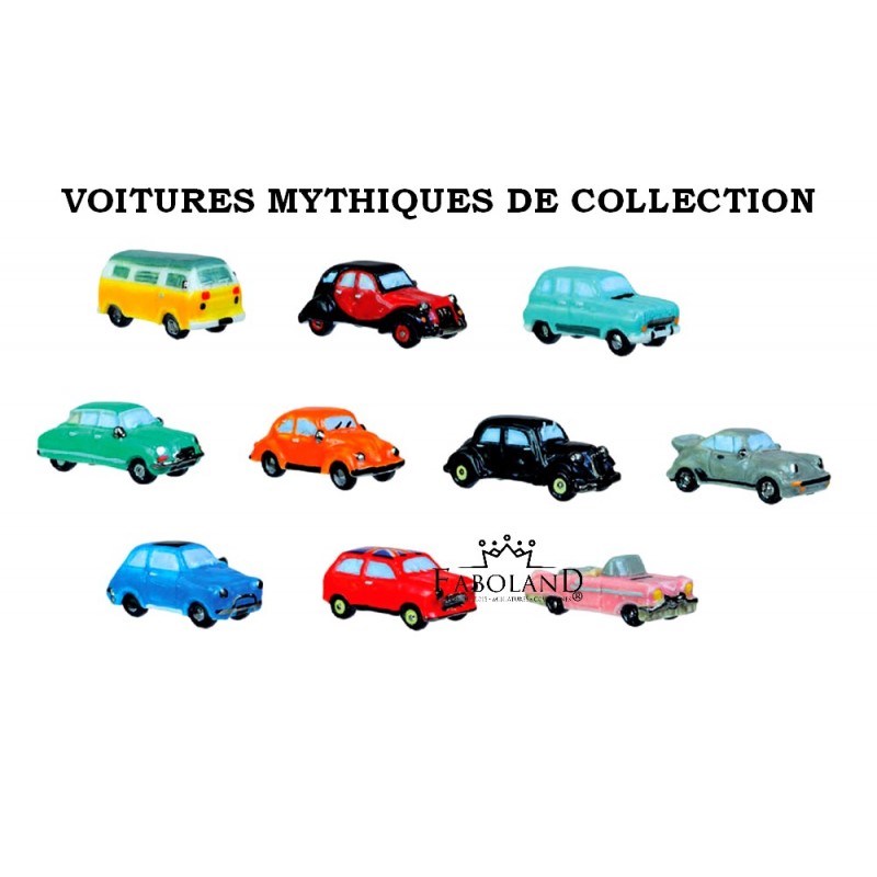 Voitures mythiques de collection - feve epiphanie FABOLAND